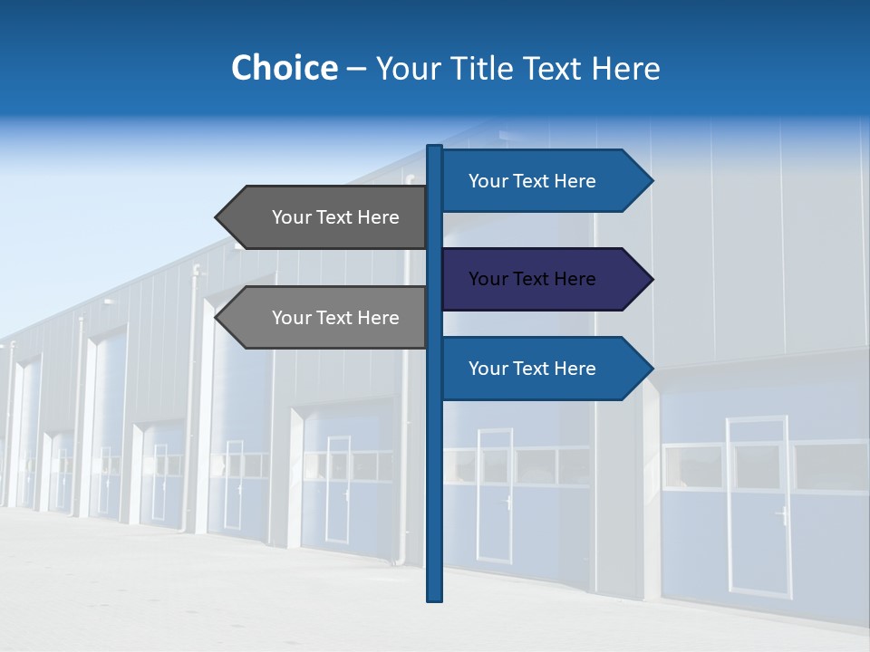 Export Freight Park PowerPoint Template
