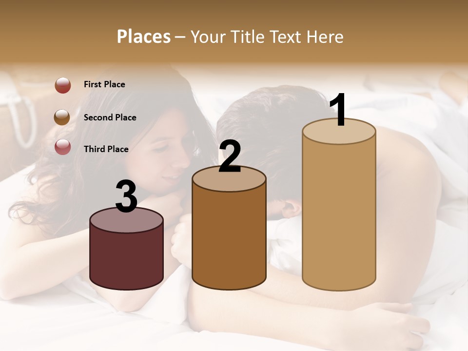 Caucasian Devoted Boyfriend PowerPoint Template