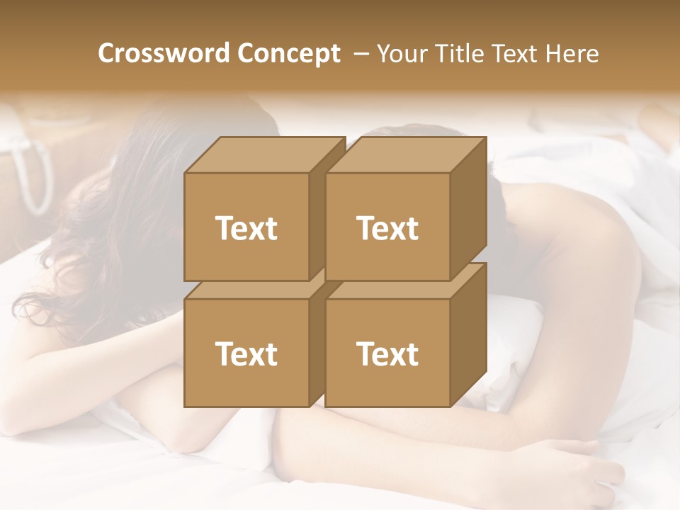 Caucasian Devoted Boyfriend PowerPoint Template