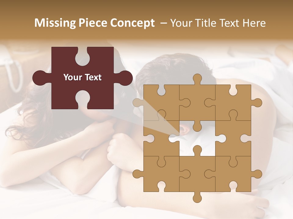 Caucasian Devoted Boyfriend PowerPoint Template