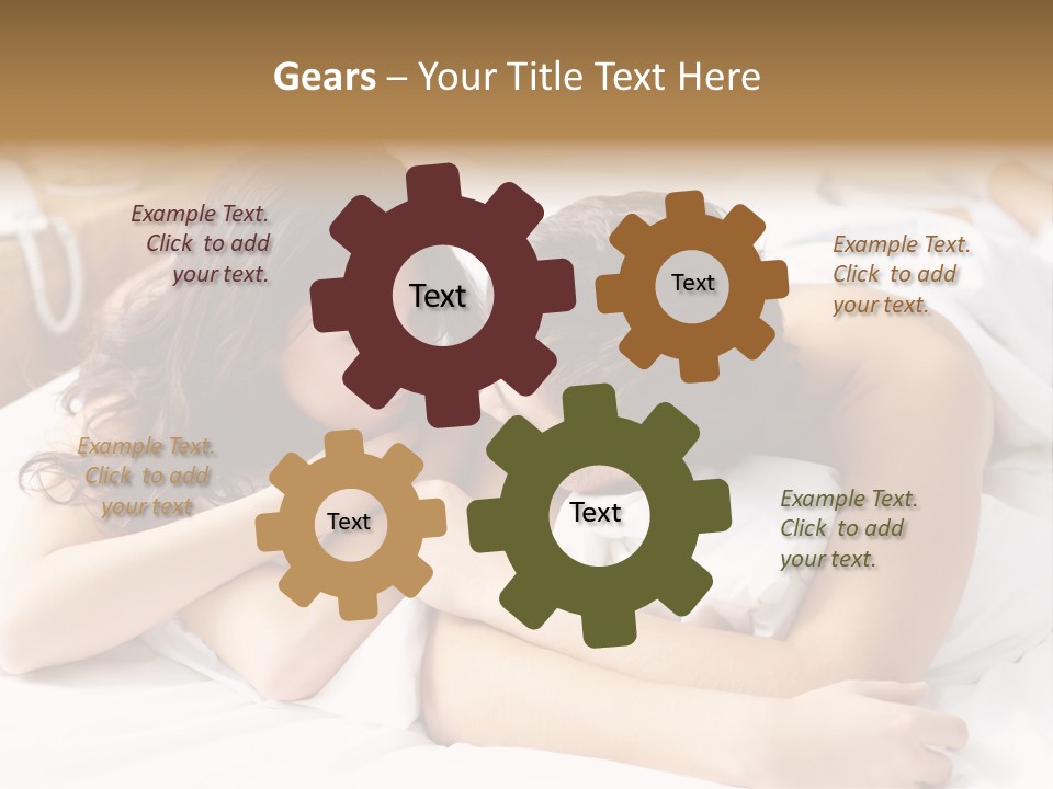 Caucasian Devoted Boyfriend PowerPoint Template