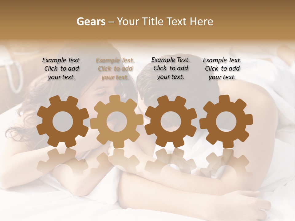 Caucasian Devoted Boyfriend PowerPoint Template