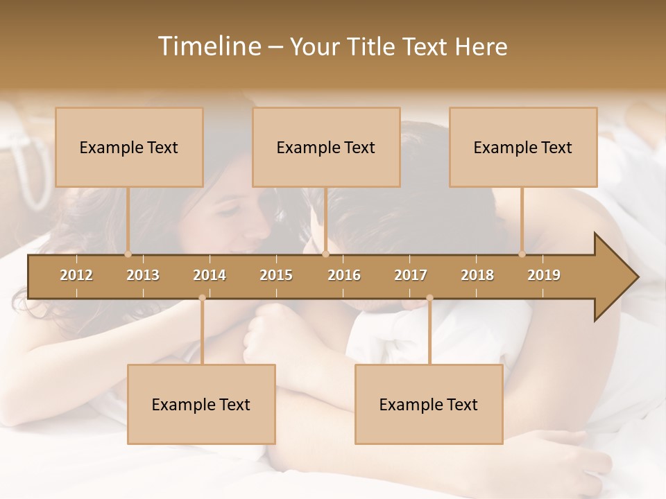 Caucasian Devoted Boyfriend PowerPoint Template