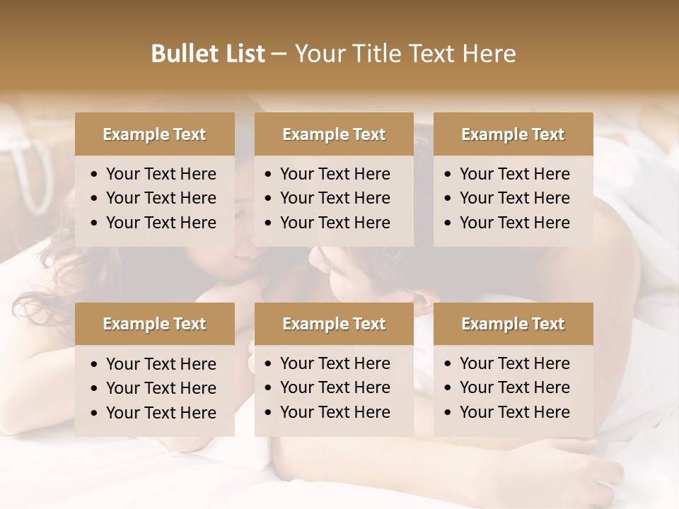 Caucasian Devoted Boyfriend PowerPoint Template