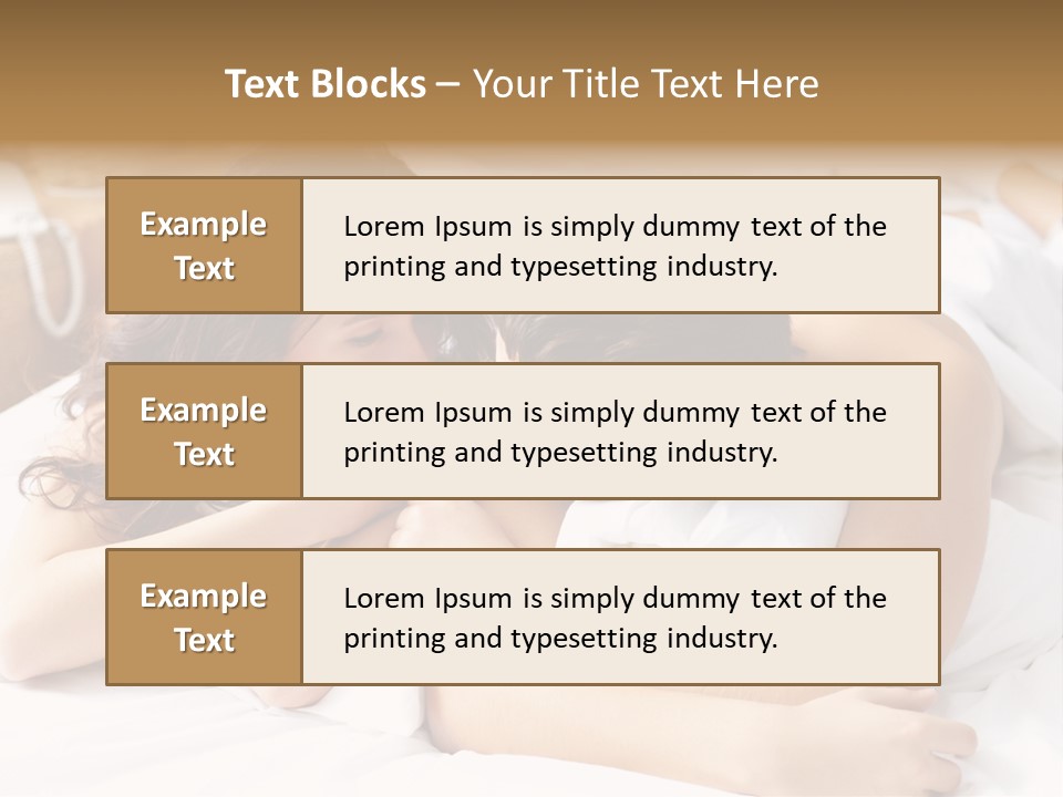 Caucasian Devoted Boyfriend PowerPoint Template