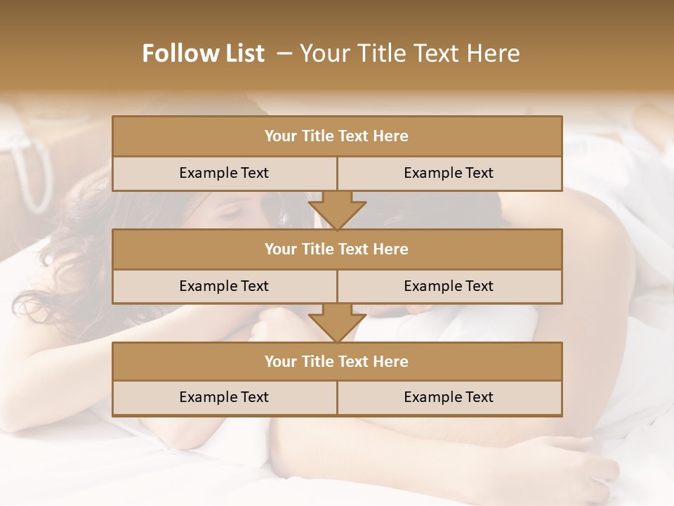 Caucasian Devoted Boyfriend PowerPoint Template