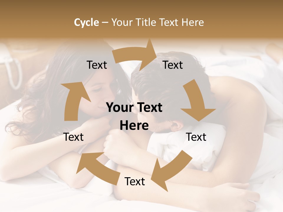 Caucasian Devoted Boyfriend PowerPoint Template