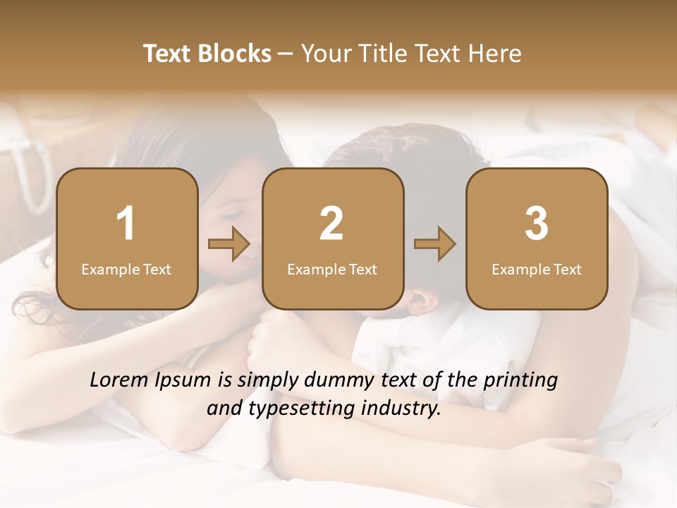 Caucasian Devoted Boyfriend PowerPoint Template