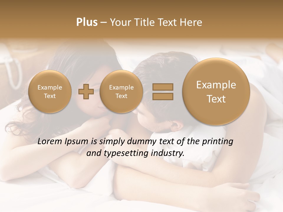 Caucasian Devoted Boyfriend PowerPoint Template