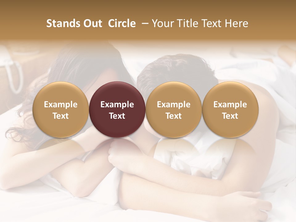 Caucasian Devoted Boyfriend PowerPoint Template