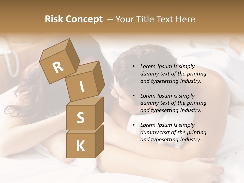 Caucasian Devoted Boyfriend PowerPoint Template