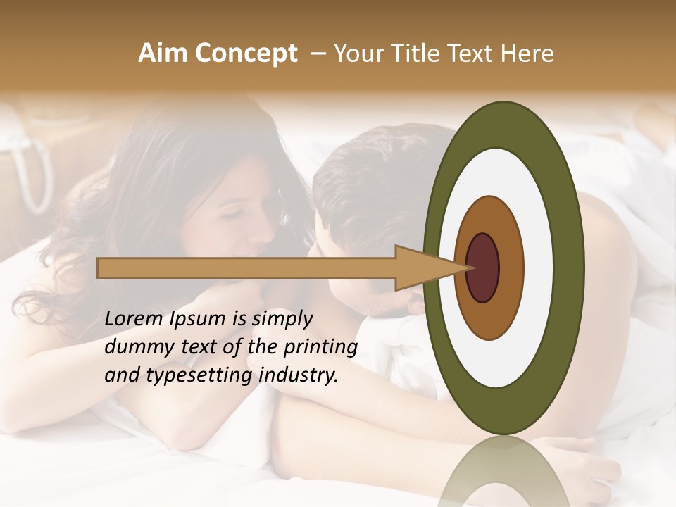 Caucasian Devoted Boyfriend PowerPoint Template