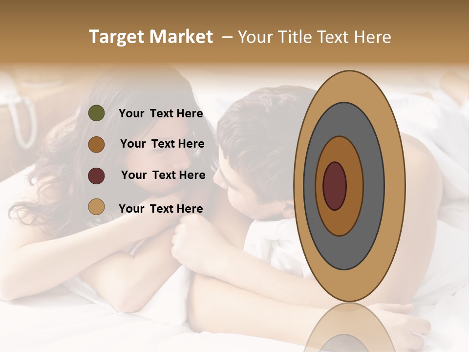 Caucasian Devoted Boyfriend PowerPoint Template