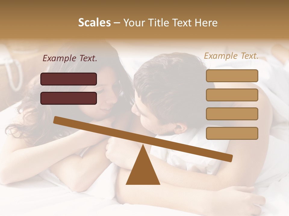Caucasian Devoted Boyfriend PowerPoint Template