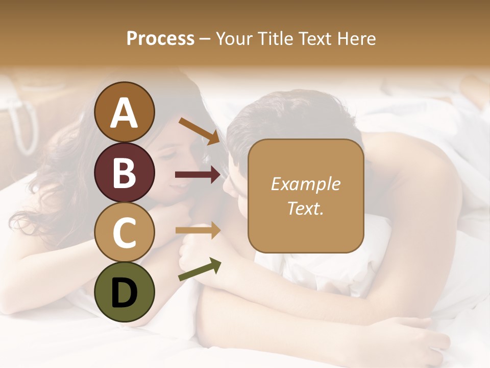 Caucasian Devoted Boyfriend PowerPoint Template
