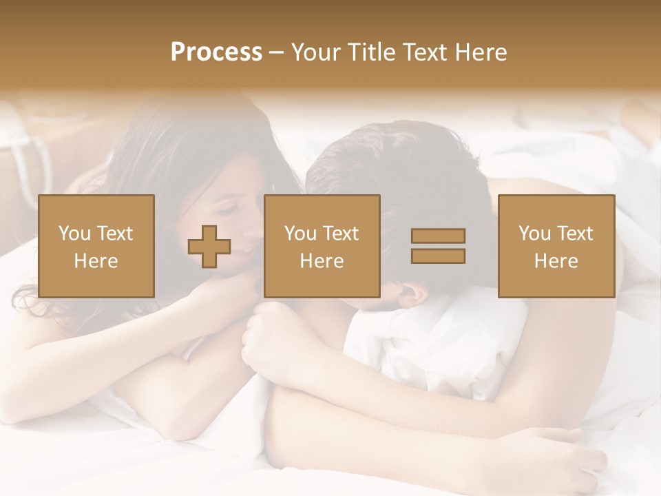 Caucasian Devoted Boyfriend PowerPoint Template