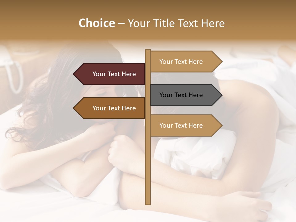 Caucasian Devoted Boyfriend PowerPoint Template