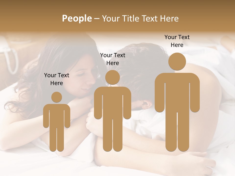 Caucasian Devoted Boyfriend PowerPoint Template