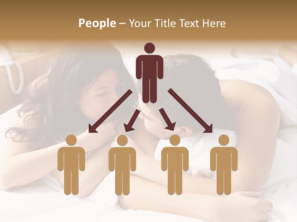 Caucasian Devoted Boyfriend PowerPoint Template