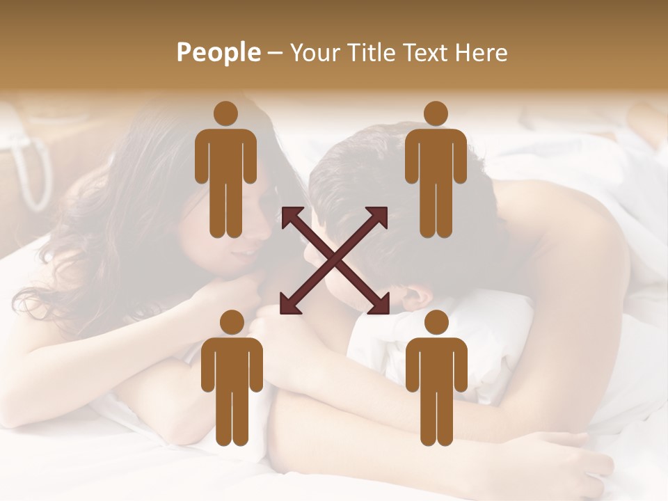 Caucasian Devoted Boyfriend PowerPoint Template