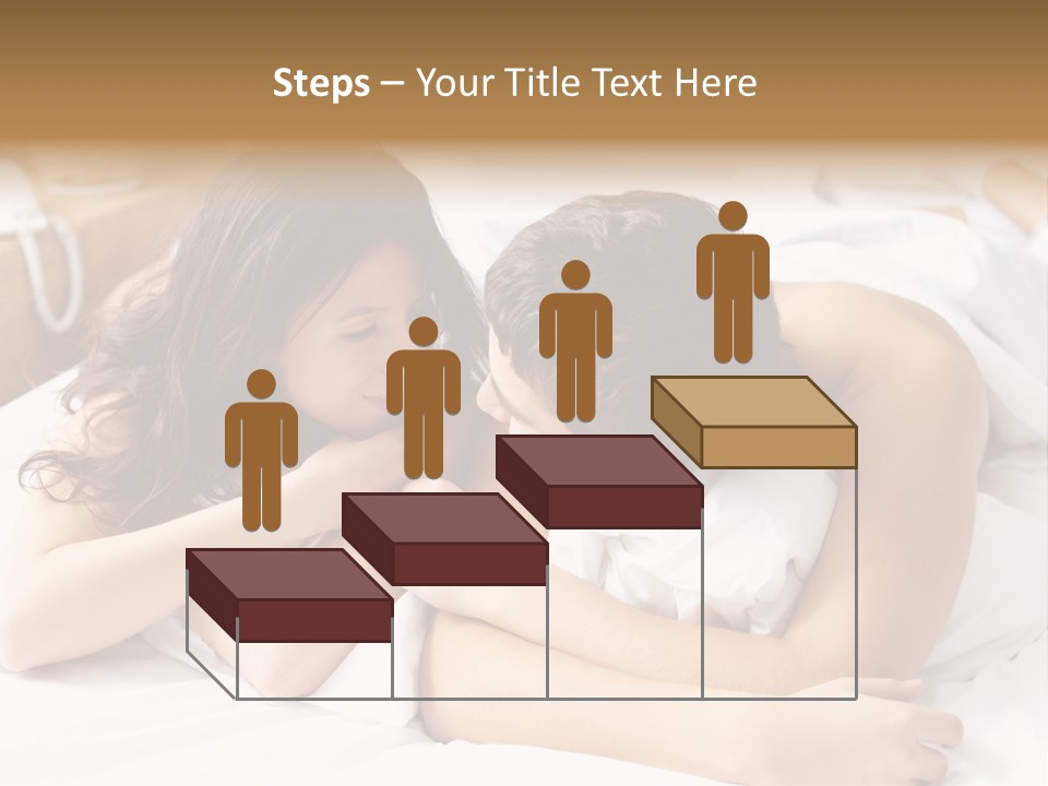 Caucasian Devoted Boyfriend PowerPoint Template