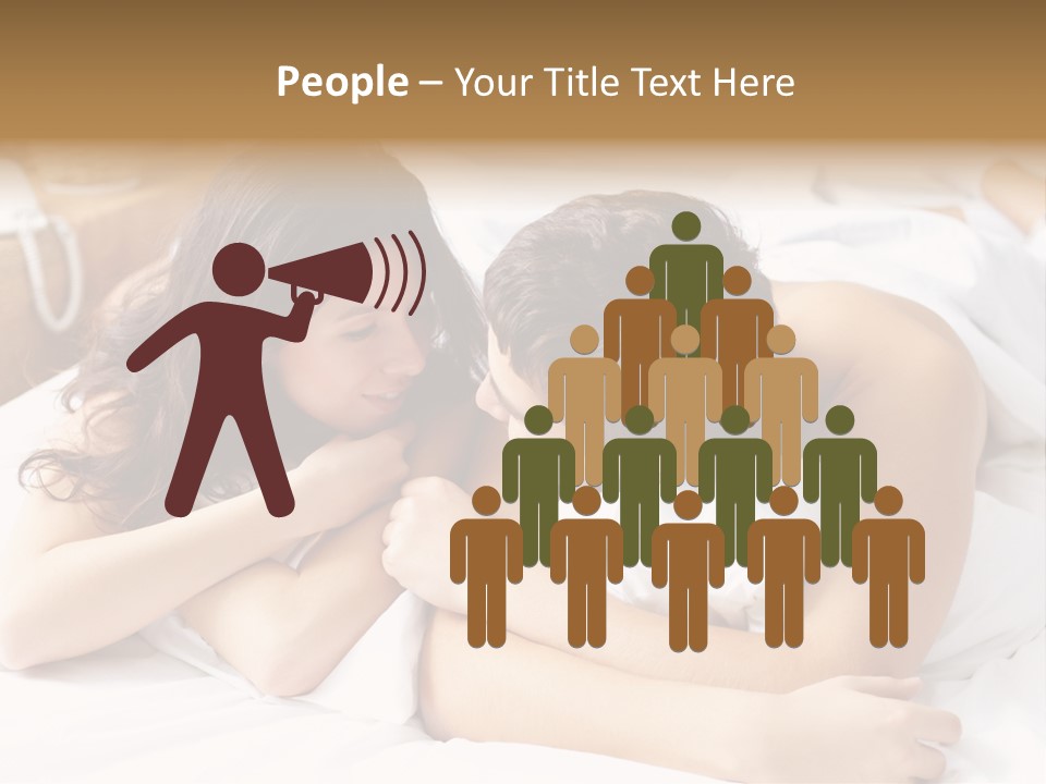 Caucasian Devoted Boyfriend PowerPoint Template