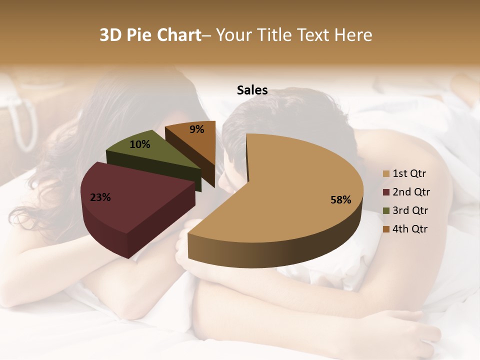 Caucasian Devoted Boyfriend PowerPoint Template
