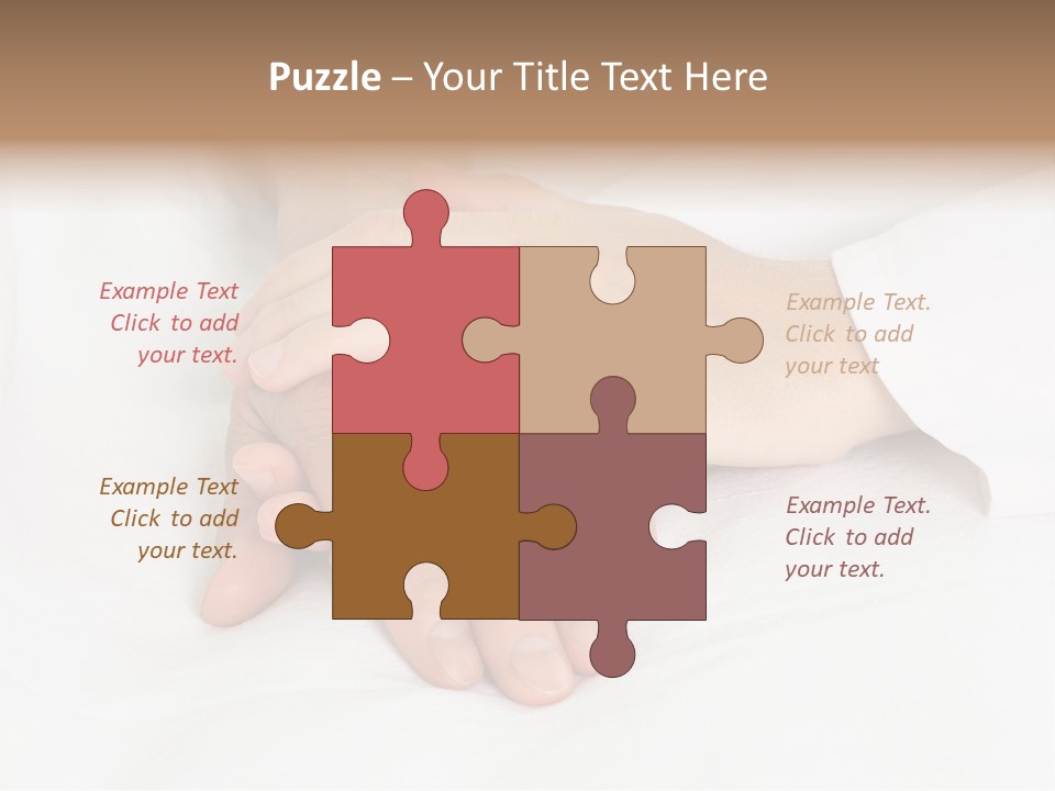 Old Grandmother Healthy PowerPoint Template