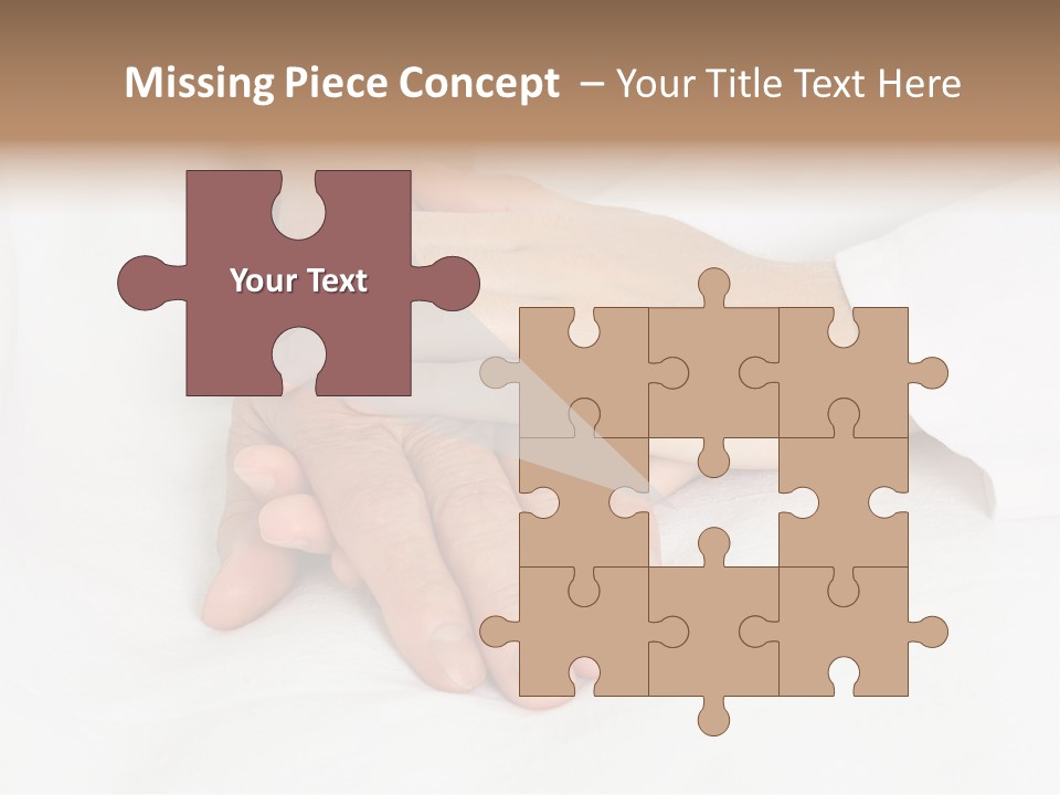 Old Grandmother Healthy PowerPoint Template