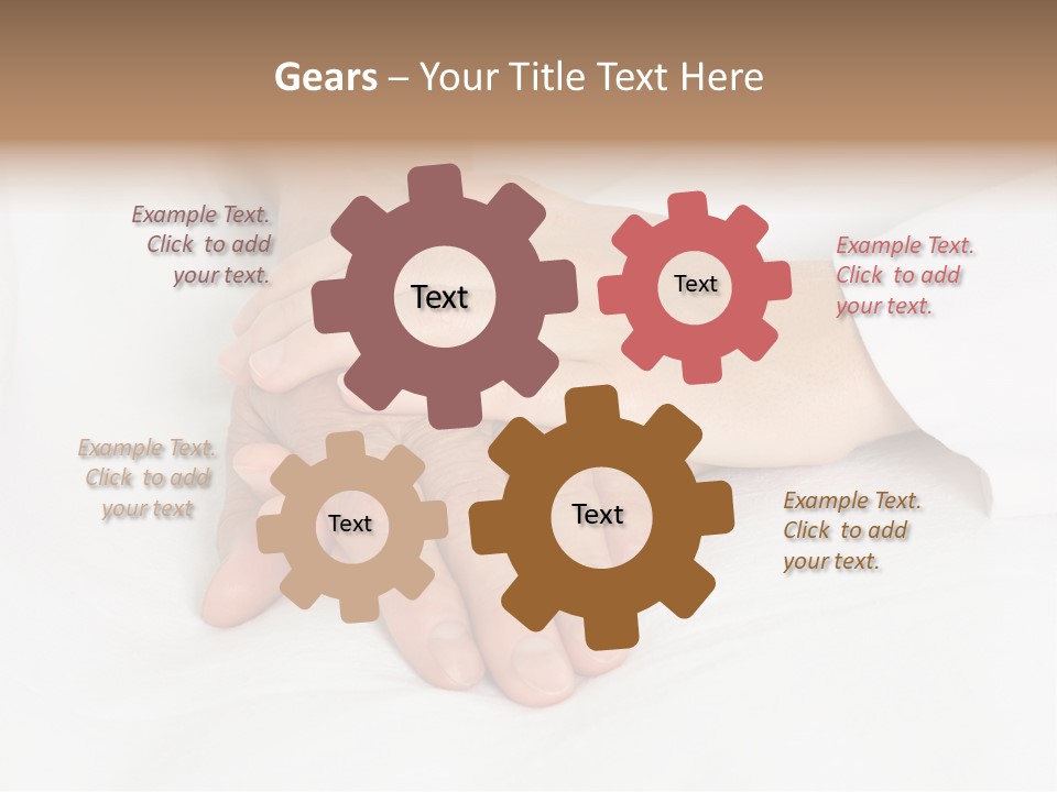 Old Grandmother Healthy PowerPoint Template