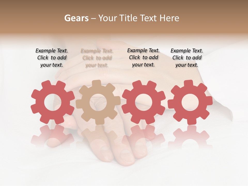 Old Grandmother Healthy PowerPoint Template