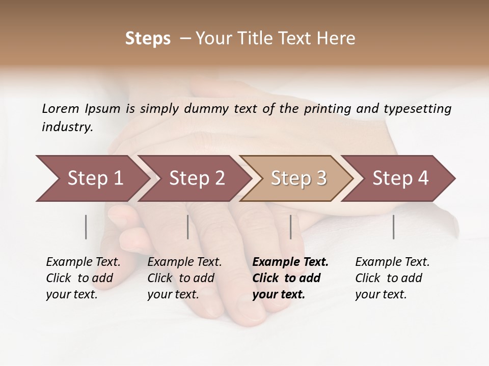 Old Grandmother Healthy PowerPoint Template