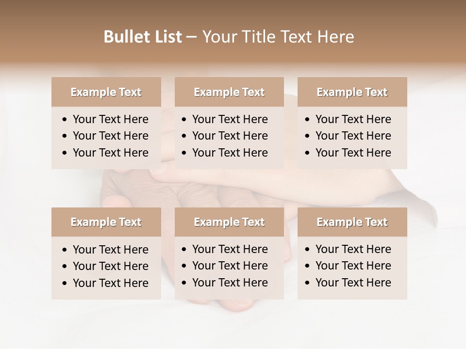 Old Grandmother Healthy PowerPoint Template