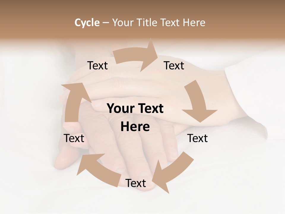 Old Grandmother Healthy PowerPoint Template