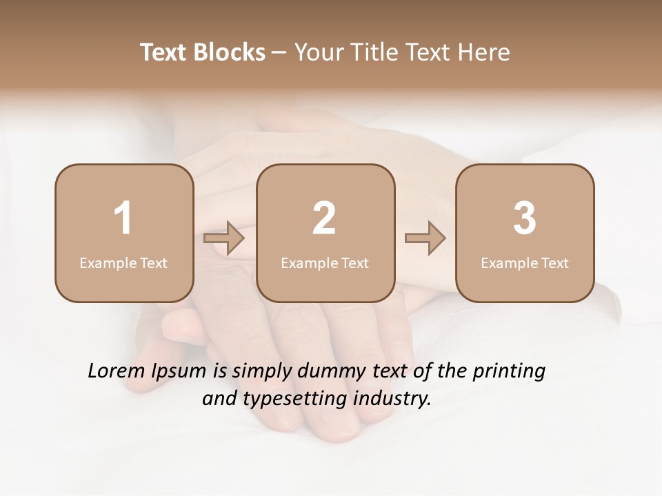 Old Grandmother Healthy PowerPoint Template