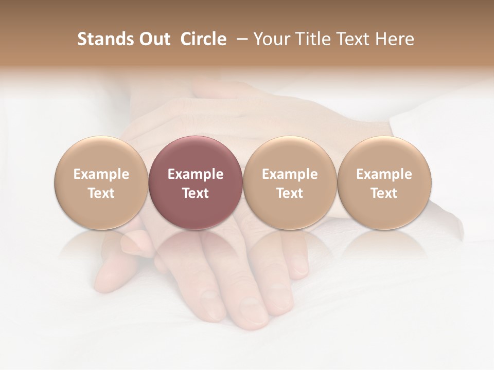 Old Grandmother Healthy PowerPoint Template