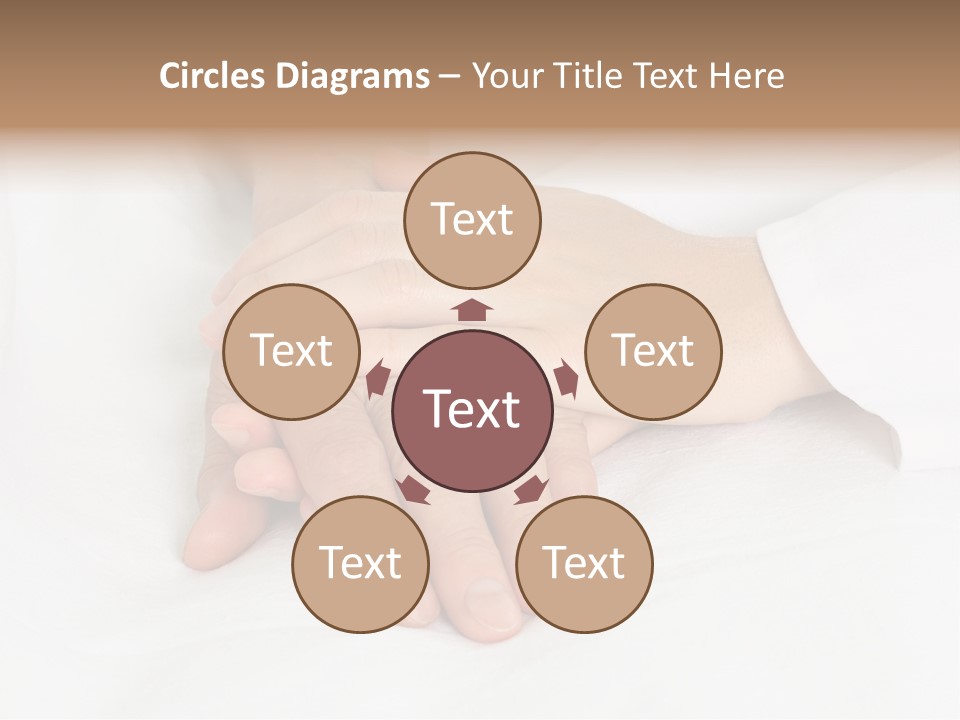 Old Grandmother Healthy PowerPoint Template