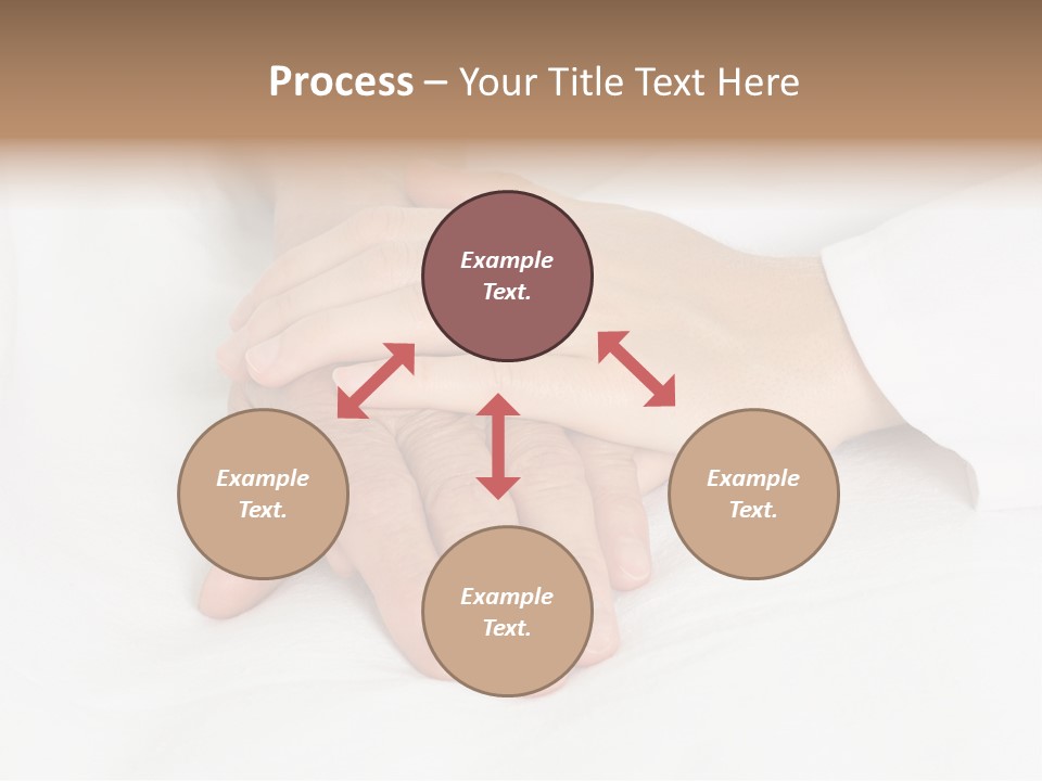 Old Grandmother Healthy PowerPoint Template