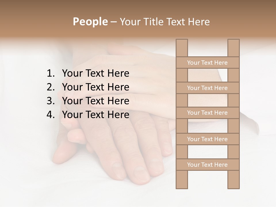 Old Grandmother Healthy PowerPoint Template