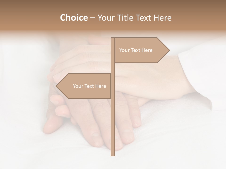 Old Grandmother Healthy PowerPoint Template