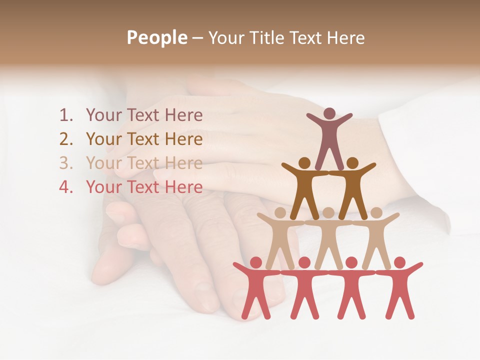 Old Grandmother Healthy PowerPoint Template