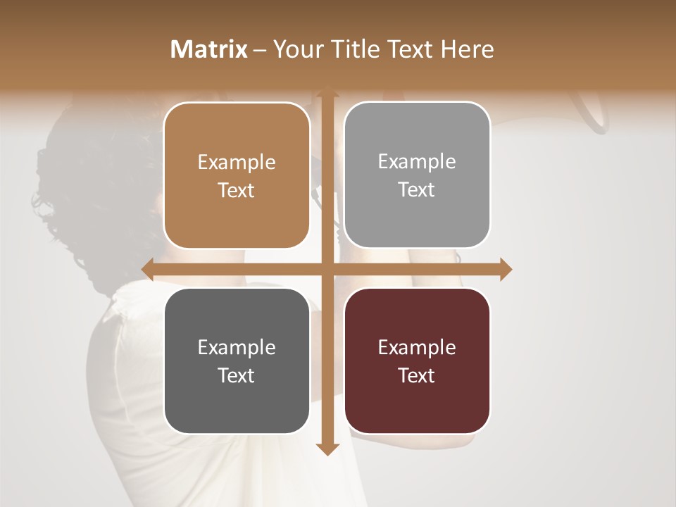 Person Megaphone Amplifier PowerPoint Template