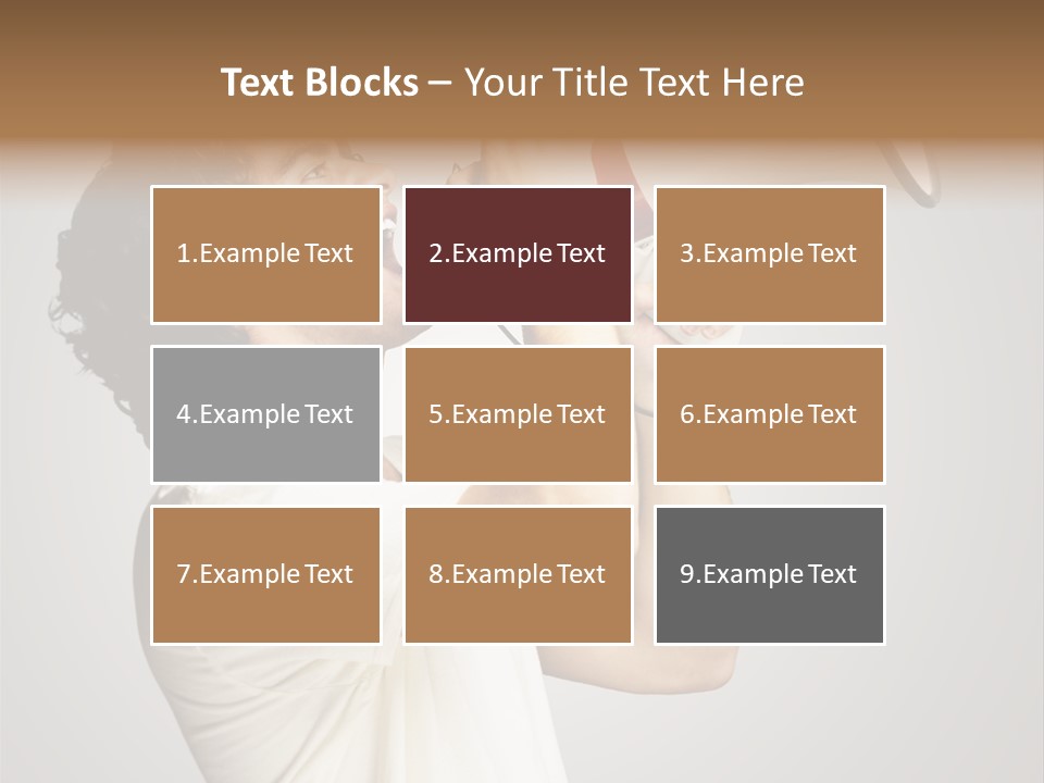 Person Megaphone Amplifier PowerPoint Template