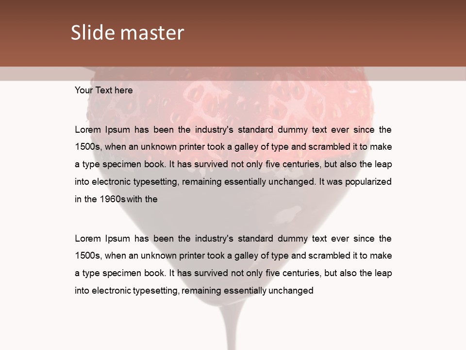 Party Fashion Resting PowerPoint Template