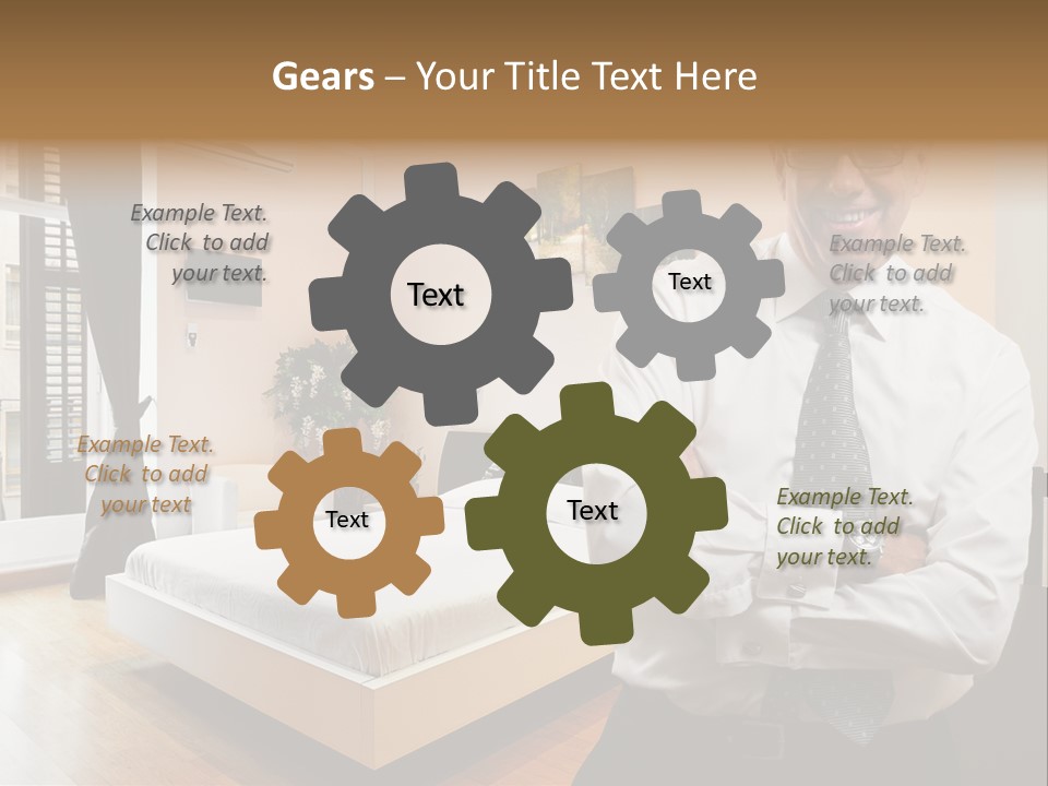 Background Professional Cheerful PowerPoint Template