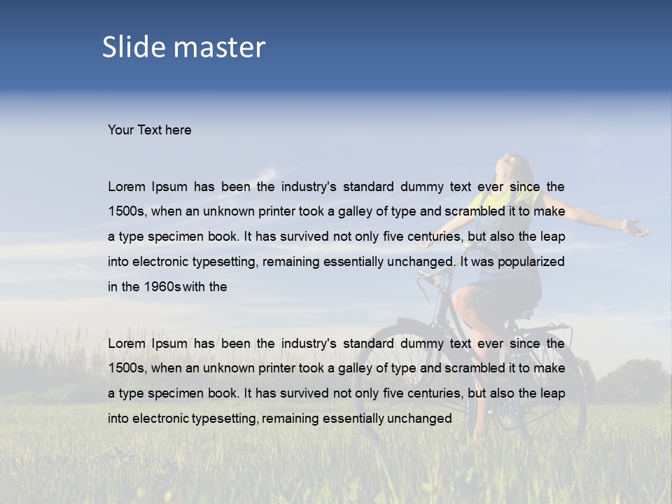 Recreational Person  PowerPoint Template