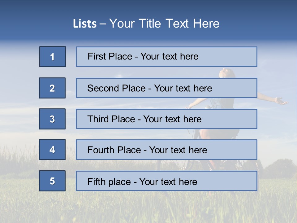 Recreational Person  PowerPoint Template