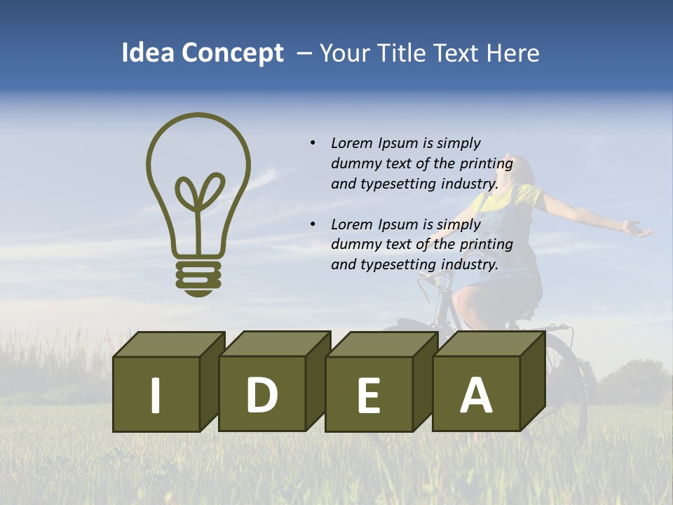 Recreational Person  PowerPoint Template