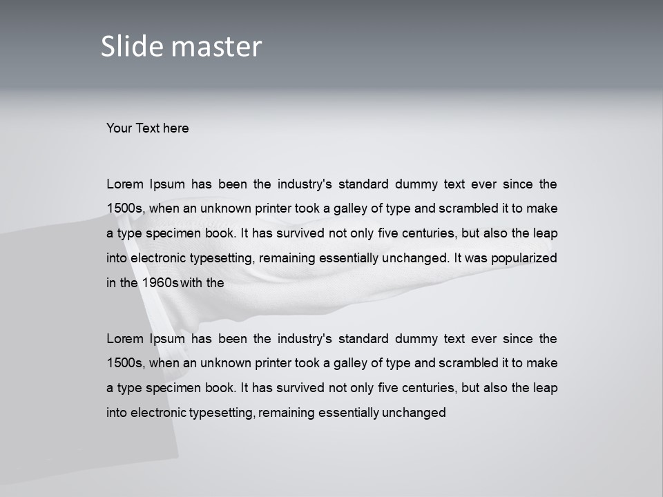 Support Product Hand PowerPoint Template