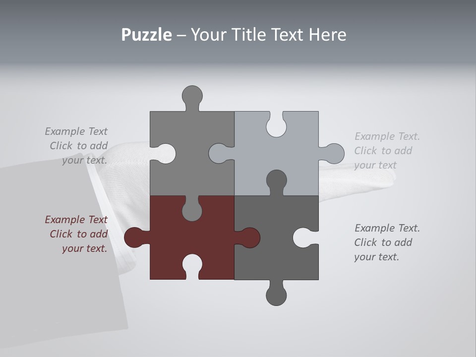 Support Product Hand PowerPoint Template